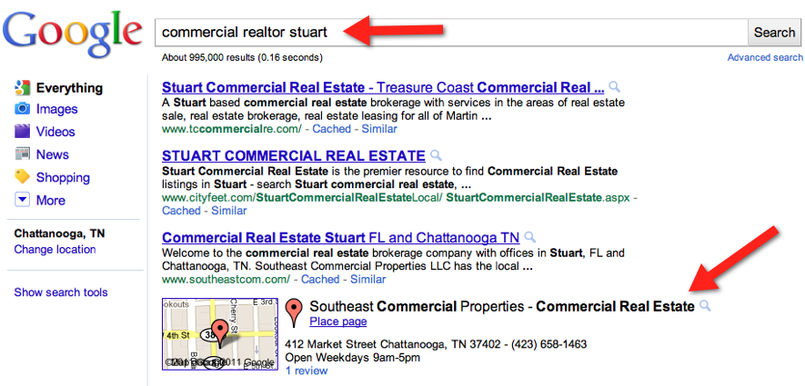 Southeast Commercial Properties, LLC Commercial Real Estate in Chattanooga TN Stuart FL